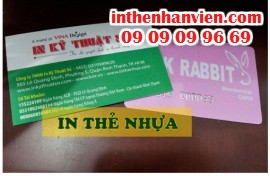 Đặt in thẻ nhựa số lượng ít cùng Công ty In Kỹ Thuật Số